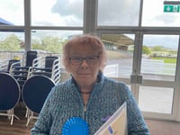 Joan Atkins reacts to her election win