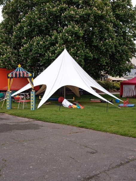 Dawlish is gearing up for today's celebrations. Photo by Dawlish Town Council 