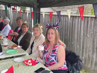 King Charles' flying visit to Coronation tea party