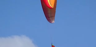 RSPB warns paragliders at Labrador Bay