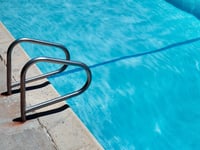 Opening day BBQ for outdoor pool to kick off summer season 
