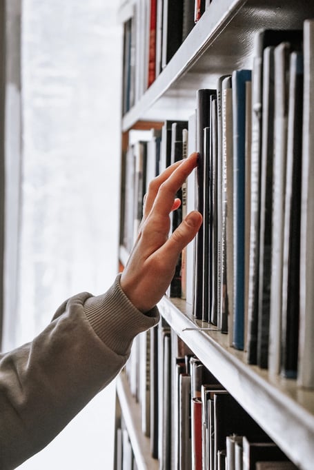 pop-up library stock image