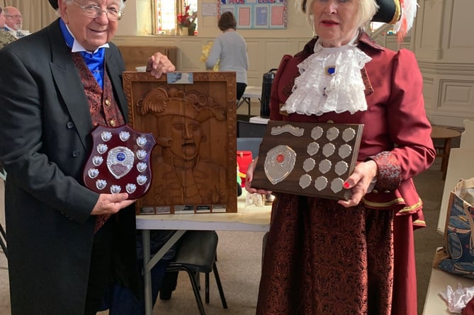 Kingsteignton Town Crier, Jackie Edwards, wins big at Town Crier competition in Ilminster
