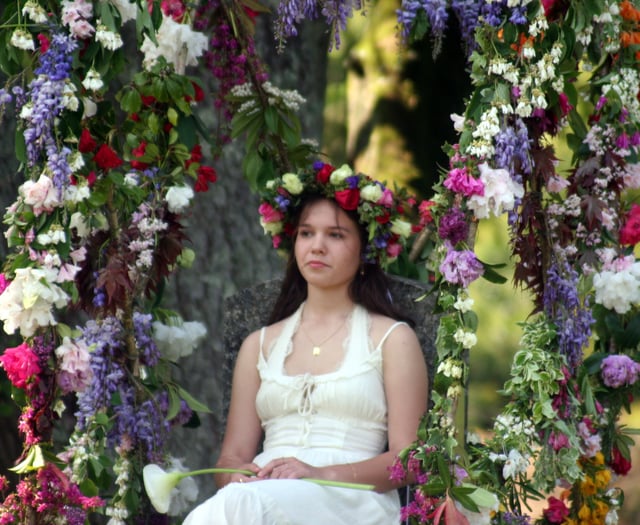 Queen Aurelia crowned at this year's May Day festival 
