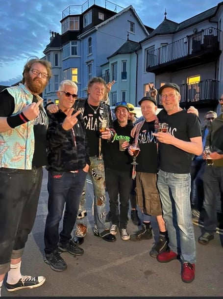 Captain Sensible performs at benefit gig in Dawlish