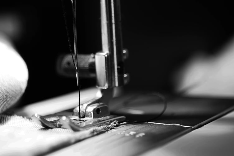 sewing stock image