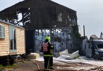 Watch as fire commander describes blaze at industrial unit 