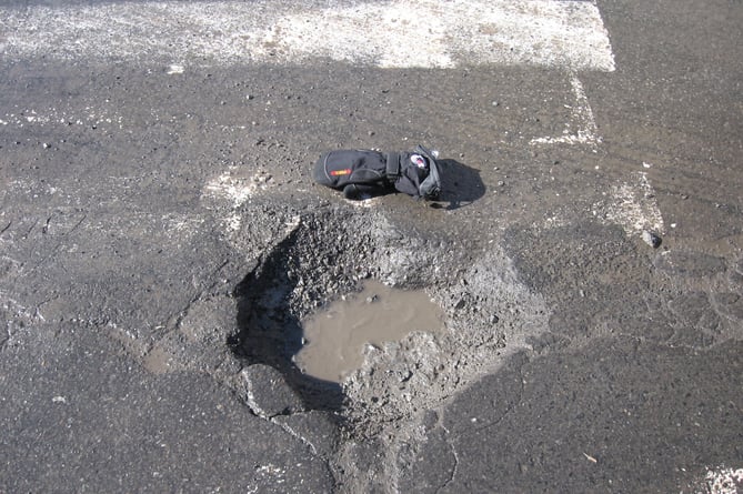  A pothole