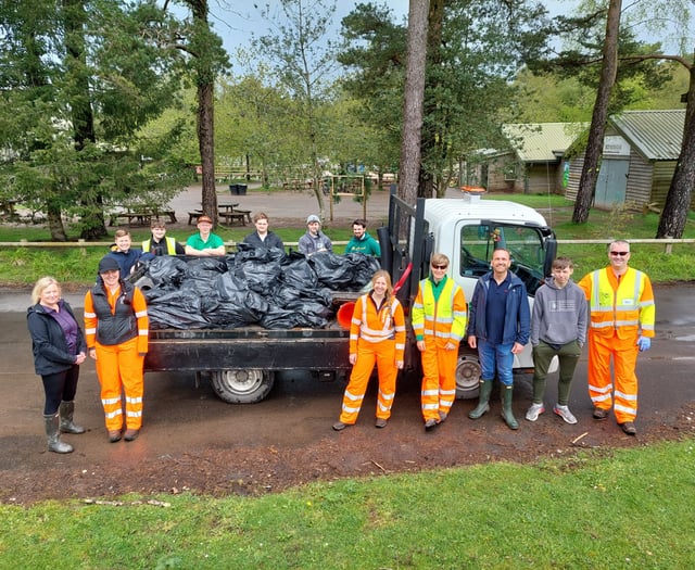 Big Mc-Clean-up at Haldon Forest