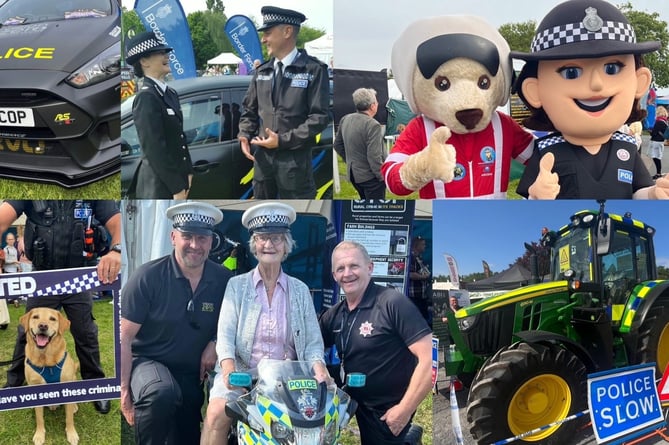 Devon and cornwall Police have thanked the public after meeting hundreds of visitors at the Devon County show.Picture: Police (23-5-23)