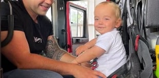Our Firefighters need your support to help little Idris walk