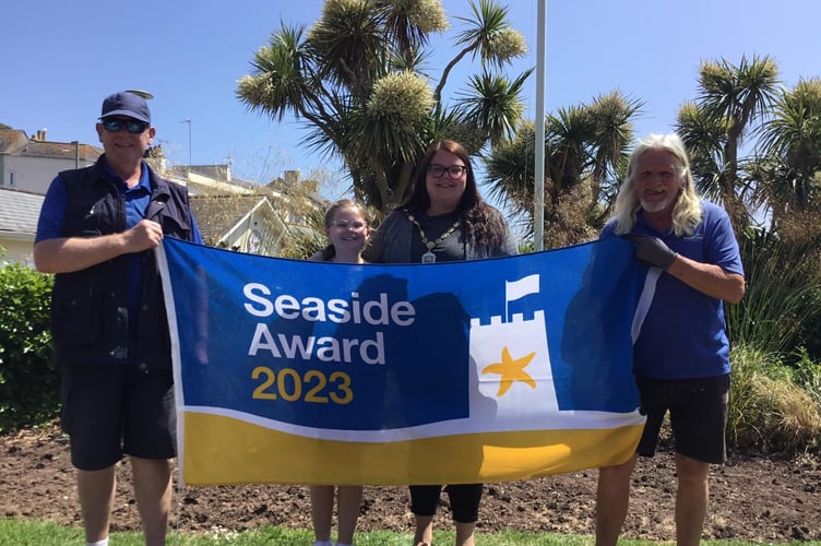 Seaside flag raised again in Dawlish 