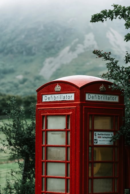 defibrillator stock image