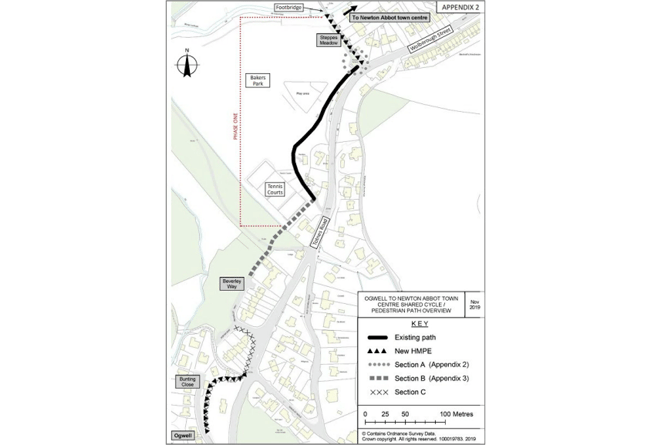 New cycling and walking route between Newton Abbot and Ogwell gets green light
