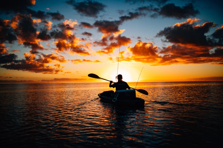 kayaking stock image