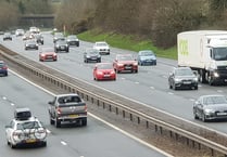 M5 carriageway to close for overnight repairs near Exminster