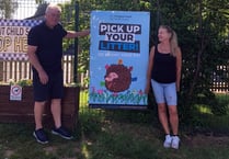 Spikey aims to stamp out littering in village