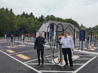 MP visits Buckfastleigh’s new EV charging hub