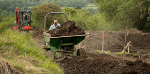 Work continues apace at site earmarked for community hall