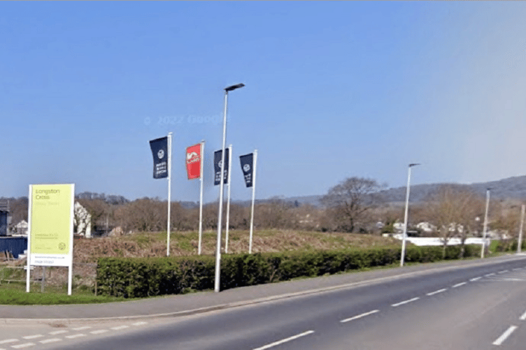 The proposed site of a new Lidl store at Bovey Tracey