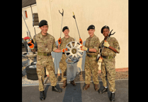 Three bags full... and the rest! Bovey's cadets successful litter pick