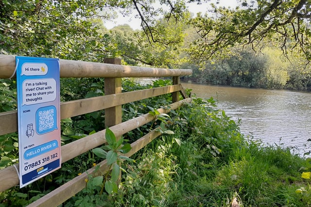 Mysterious signs along river Dart spell change for bathers