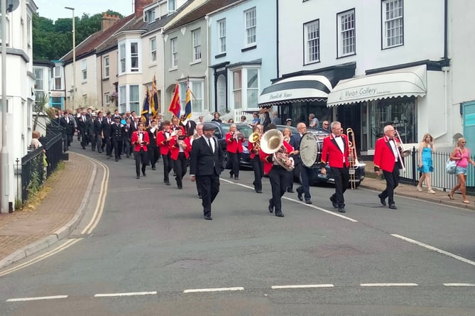 Dawlish marked Armed Forces Day. Photo by Noreen Goodchild 