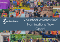 Active Devon's Volunteer Awards are now open