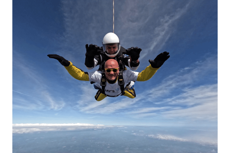 Dawlish teachers skydiving for Jay's Aim