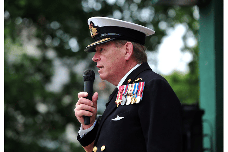 Deputy Lord Lieutenant of Devon, Commodore Jake Moores OBE.