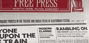 Glastonbury Festival sends message to Dartmoor campers