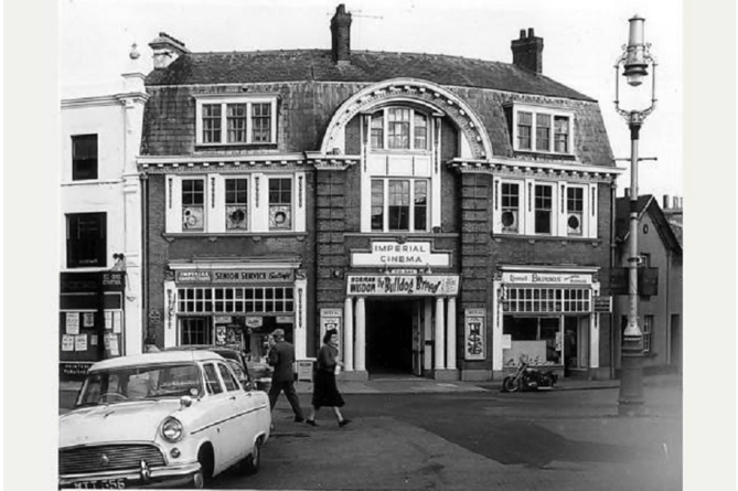 Imperial Cinema, here showing Norman Wisdom’s 1960 comedy The Bulldog Breed.