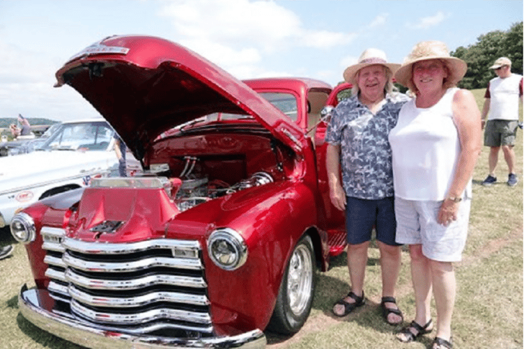 PEOPLE’S CHOICE: A1952 Ford Chevrolet in Candy Apple Red Clive Hardy