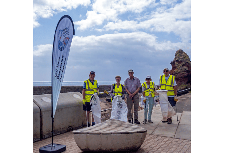 Pictured from left are Philip, Sylvia, Martin, Una and Steve