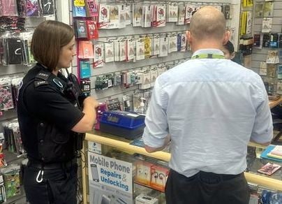 Newton Abbot police have issued a Community Protection Warning for selling vapes to a persone aged under 16.
Picture: Newton Abbot Police (6-7-23)