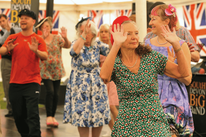 Learning to Lindy Hop - one to keep the wartime spirits up.