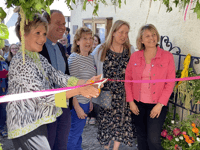 Former TV presenter Judi Spiers opens flower festival 