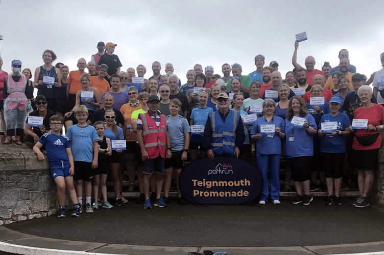 Teignmouth Parkrun celebrate 75 years of the NHS