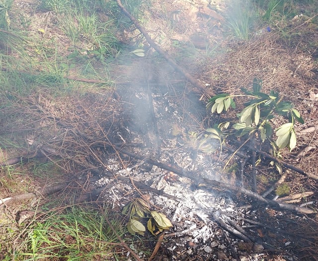 Narrow escape at Haldon prompts fire warning