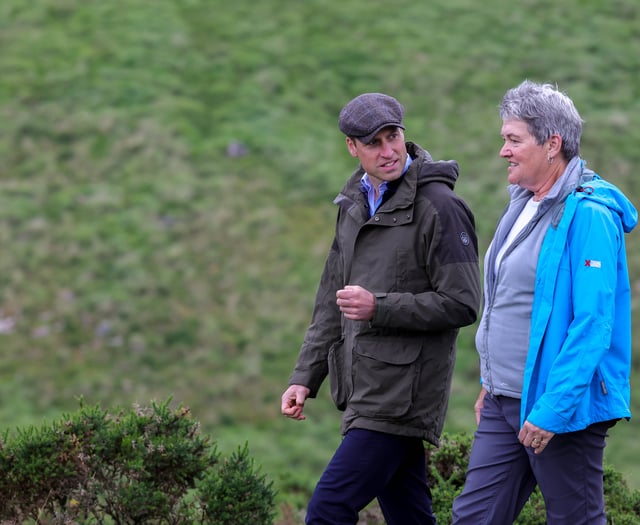 Prince William pays a trip to Wistman's Wood