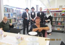 Library goes back in time for tea 