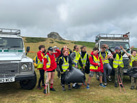 Pupils from Denbury Primary School complete epic walk