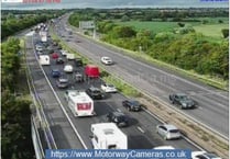 uPDATE: M5 shut northbound after Somerset accident