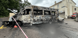Arson attack on minibuses: police appeal for information
