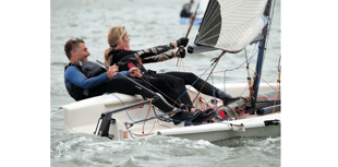 Regatta action on the Exe
