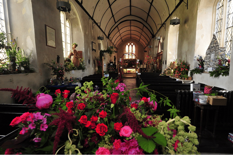 Visitors to the festival were suitably impressed by the displays.
