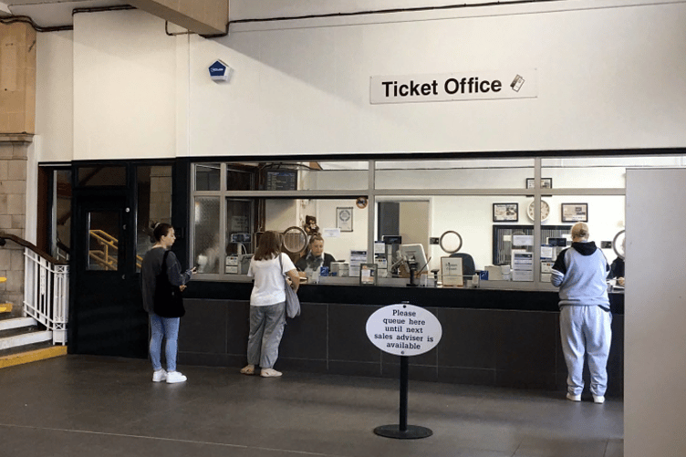 Ticket Office at Newton Abbot Station