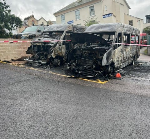 Fundraising effort starts to help Dawlish Community Transport after arson attack 