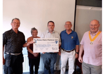 Rotary club's delight to support Devon Young Carers