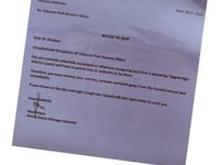 Eviction notice handed to travellers in Newton Abbot park
